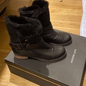 Black Matt Bernson Tundra Boots. Vintage. Very few available in circulation.